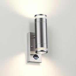 Odeon light 6604/2W HIGHTECH ODL23 635 нержавеющая сталь/металл/пвх стойкий к УФ излучению Настенный св-к IP44 LED GU10 14W MOTTO  - 3 купить